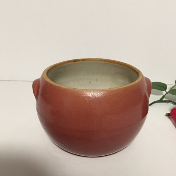 UHL POTTERY CROCK BOWL WITH LID REPLACEMENT BEAN POT  VTG. - Picture 5 of 9
